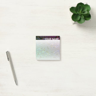 Modern iriserend Paarse groen Post-it® Notes