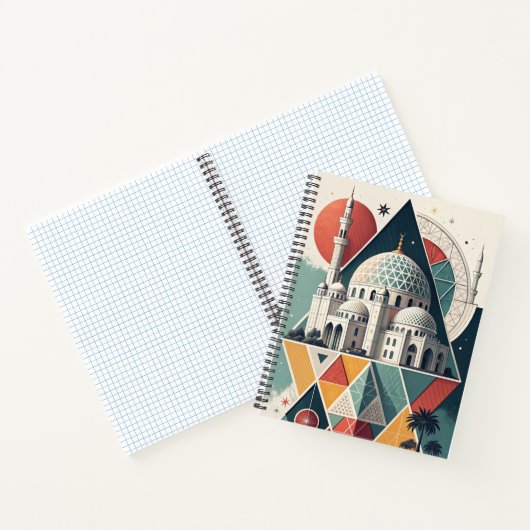 Modern Islamic Geometric Art Architecture Design Notitieboek (Binnen)
