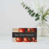 Modern Italiaans restaurant Visitekaartje (Staand voorkant)