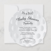Modern It's A Boy Golf Ball Baby shower Invitation (Devant)