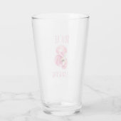 Modern je bent een ontvlammende schoonheidsroze fl glas (Achterkant)