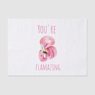 Modern je bent een ontvlammende schoonheidsroze fl tissuepapier