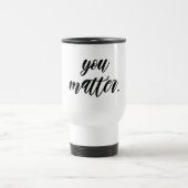Modern je maakt een positief motiviteitskaartje ui reisbeker (Center)