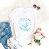 Modern Jesus Monogram typografie T-shirt