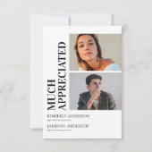 Modern Joint Afstuderen Bedankkaart (Voorkant)