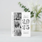 Modern Joint Afstuderen Foto Feestdagenkaart (Staand voorkant)