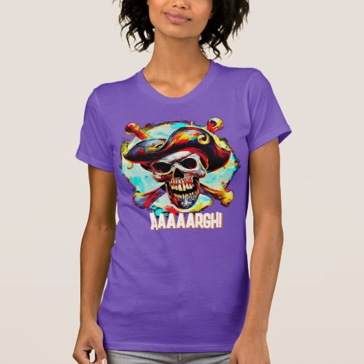Modern Jolly Roger T-shirt (Voorkant)