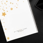 Modern Journal Gold Stars Watercolor Feminine