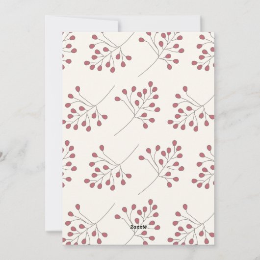 Modern Joy to World Kerstfoto Feestdagenkaart (Achterkant)