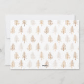 Modern Joyful Typography Half Arch 2-foto Feestdagenkaart (Achterkant)