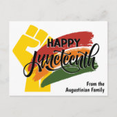 Modern JUNETEENTH Briefkaart (Voorkant)