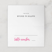 Modern kalligrafie diner (Buitenkant ongevouwen)