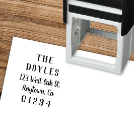 Modern kalligrafie script | Retouradres Zelfinktende Stempel