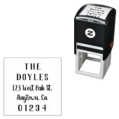 Modern kalligrafie script | Retouradres Zelfinktende Stempel (In situ)