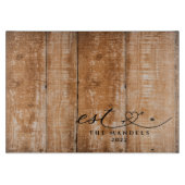 Modern kalligrafiescript Aangepast Snijplank (Voorkant)