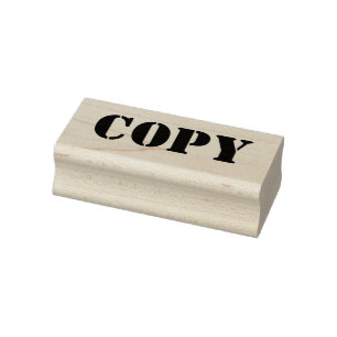 Modern Kantoor "KOPIE" Bericht Alle Letters Hoofdl Rubberstempel