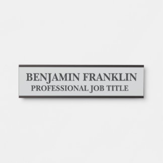 Modern Kantoor Naambordje