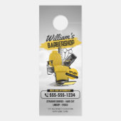 Modern kapperszaak kapperskapsel (Achterkant)