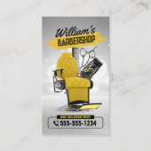 Modern kapperszaak kapperskapsel klantenkaartje (Voorkant)