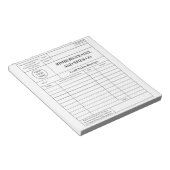 modern kasgeld notitieblok (Schuin)