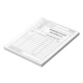 modern kasgeld notitieblok (Gedraaid)