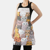Modern Kat Patroon op maat Schort (Insitu)