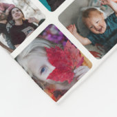 Modern Keepsake fotocollage patroon Fleece Deken (Hoek)