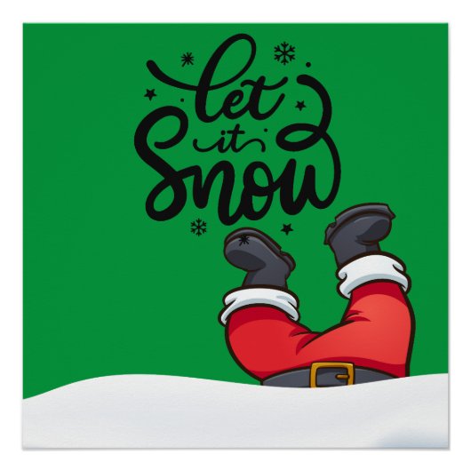 Modern Kerst Poster Perfect Poster (Voorkant)