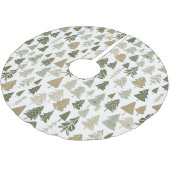 Modern kerstboompatroon kerstboom rok (Gekanteld)