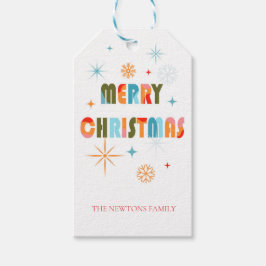 MODERN KERSTCADEAU LABEL CADEAULABEL