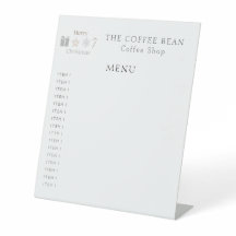 Modern Kerstcafé Seizoensmenu