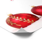 Modern kerstfeest poster (Hoek)