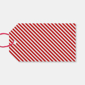 Modern Kerstfeest Rendieren met Ornamenten Cadeaulabel (Achterkant Horizontaal)