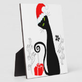 Modern kerstKat Fotoplaat (Zijkant)