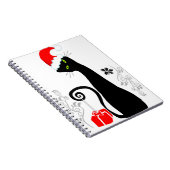 Modern kerstKat Notitieboek (Rechterzijde)