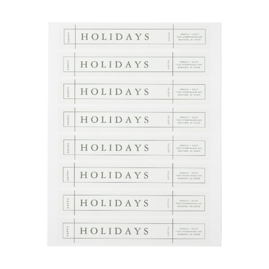  modern kerstlabel - Gre (Vel)