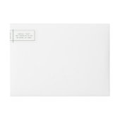  modern kerstlabel - Gre (Voorkant)