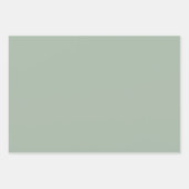 Modern | Kerstmis | Bomen | Minimalistisch Inpakpapier Vel (Voorkant 3)