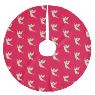 Modern Kerstmis Herald Angel Red Kerstboom Rok