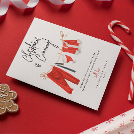 Modern 'Kerstmis komt eraan' Santa Claus Holiday Feestdagenkaart