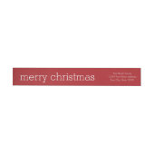 Modern Kerstmis - Simpel Rood en Wit (Individueel)