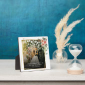 Modern Kerstmis voor Mr & Mrs Bloemstuk Fotoplaat (Insitu)