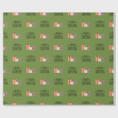 Modern kerstpapier cadeaupapier (Vlak)