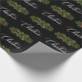 Modern kerstpapier cadeaupapier (Hoek)