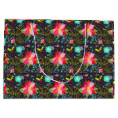 Modern kerstpatroon groot cadeauzakje (Achterkant)