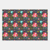 Modern kerstpatroon inpakpapier vel (Voorkant 2)