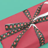 Modern kerstpatroon lint