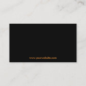 Modern Kettlebell Fit Male Personal Trainer Visitekaartje (Achterkant)