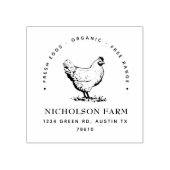 modern kippenadres Stempel (Afrduk)