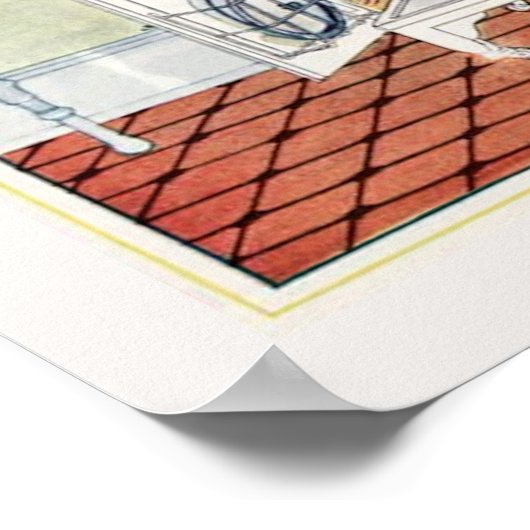 Modern Kitchen 1923 Poster (Hoek)